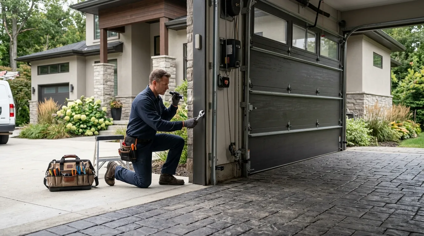 Garage door service call in Federal Way, WA